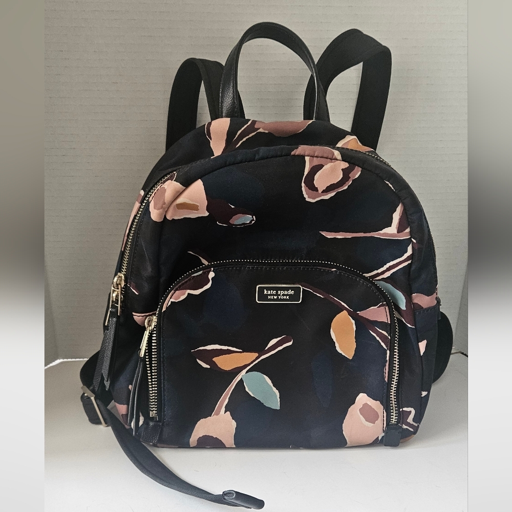 Kate‎ Spade Dawn Paper Rose Medium Nylon Backpack